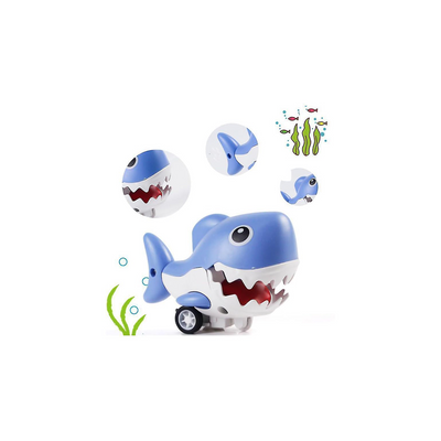 Baan Toys Press and Go Shark Animal Vehicle Toy Baby and Toddlers (6 Months+) : Development Toys For Little Ones In India