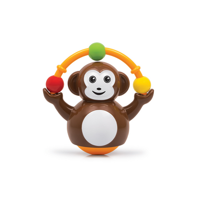 Funskool Giggles Push & Crawl Monkey Toy - Brown : Development Toy for Little Ones in India