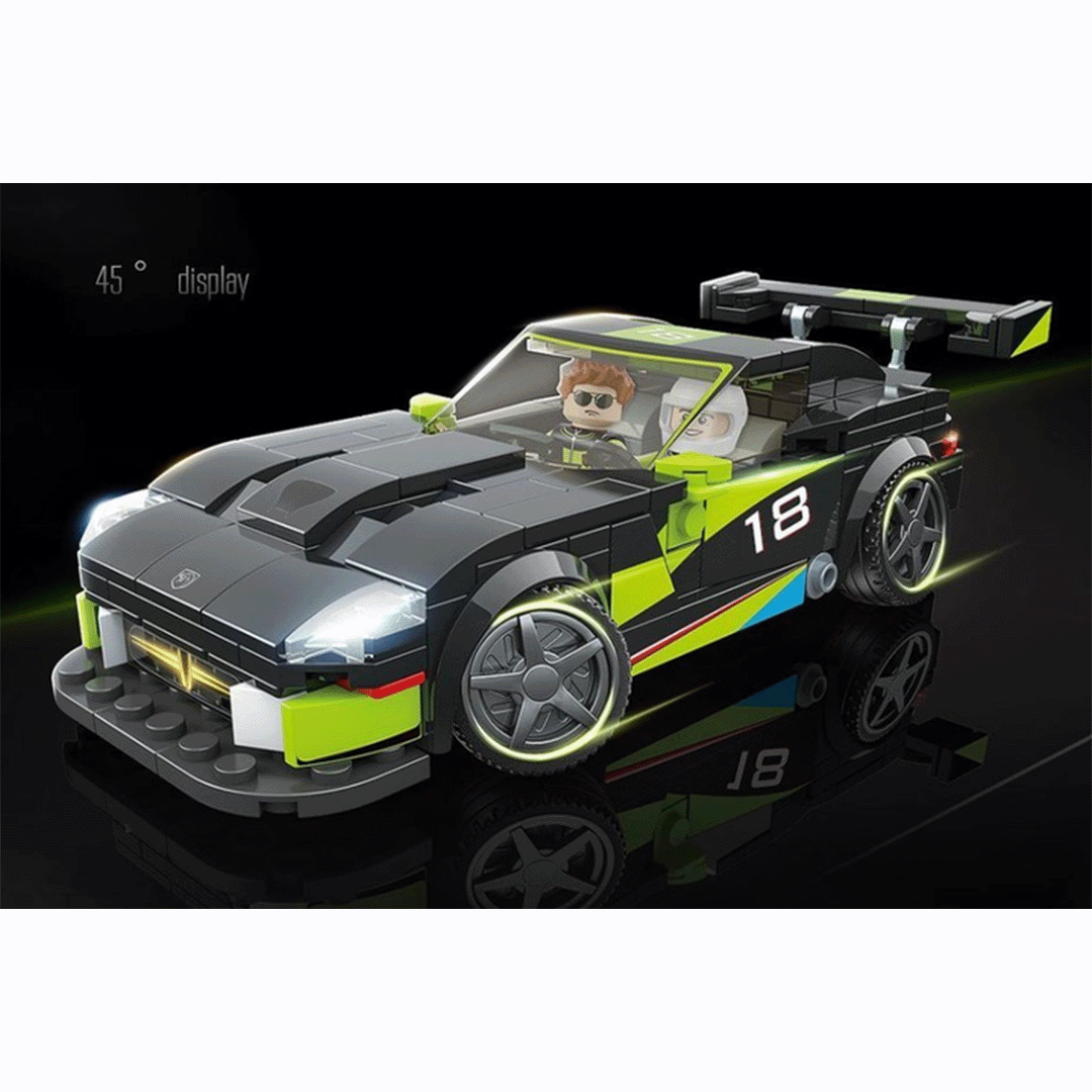 Baan Toys Racing Series Building Block Type Toy Racing Car (6 Years+)