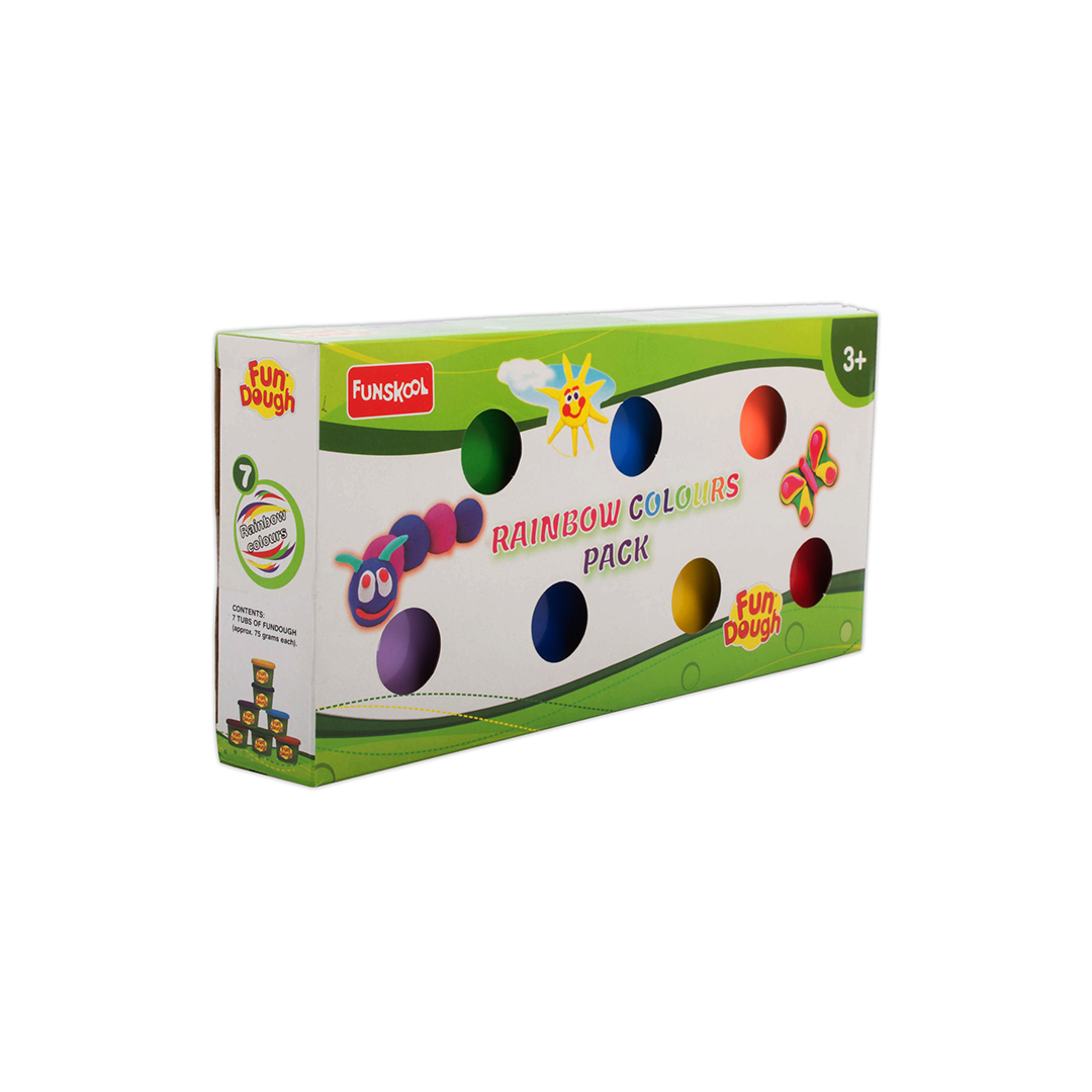 Funskool Fun Dough Rainbow Colours (3 Years+) : Development Toy for Little Ones in India