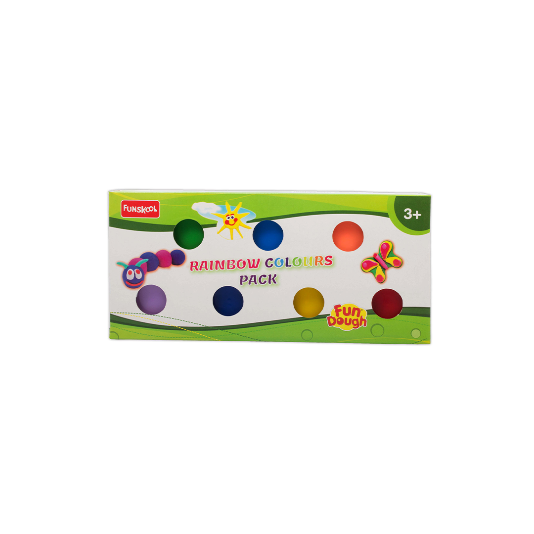 Funskool Fun Dough Rainbow Colours (3 Years+) : Development Toy for Little Ones in India