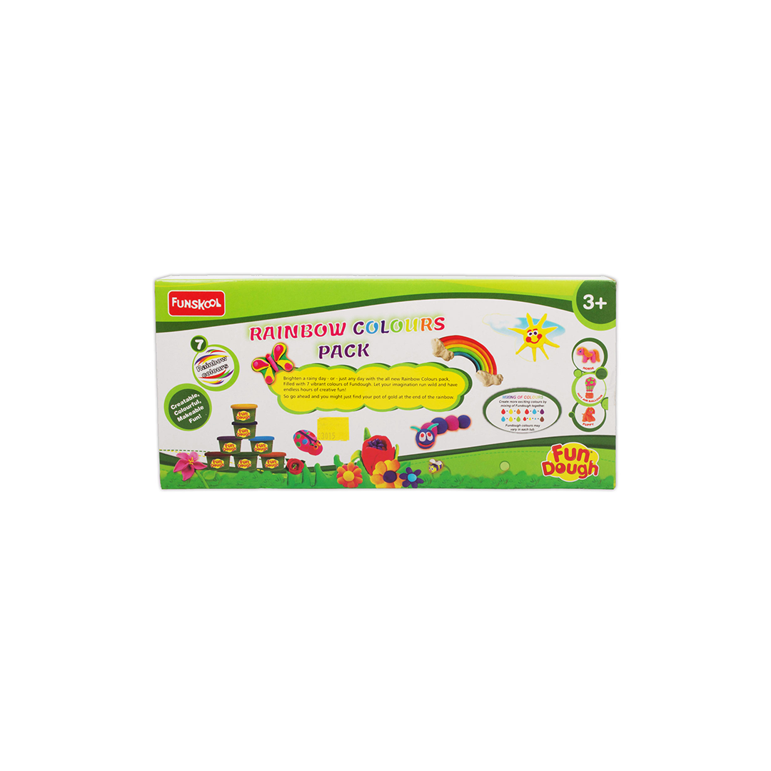 Funskool Fun Dough Rainbow Colours (3 Years+) : Development Toy for Little Ones in India