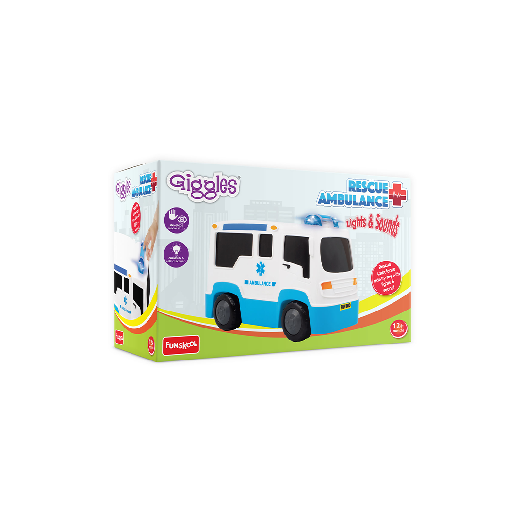 Funskool Giggles Rescue Ambulance : Development Toy for Little Ones in India