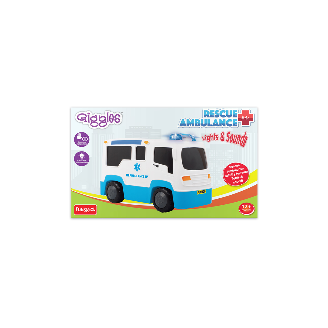 Funskool Giggles Rescue Ambulance : Development Toy for Little Ones in India