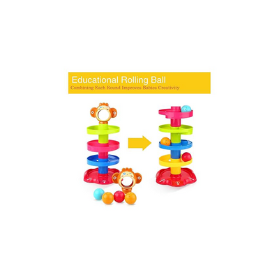 Baan Toys Roll Ball Monkey Shaped Set - Multicolor(2-5 Years): Developments Toys For Little Ones in India 