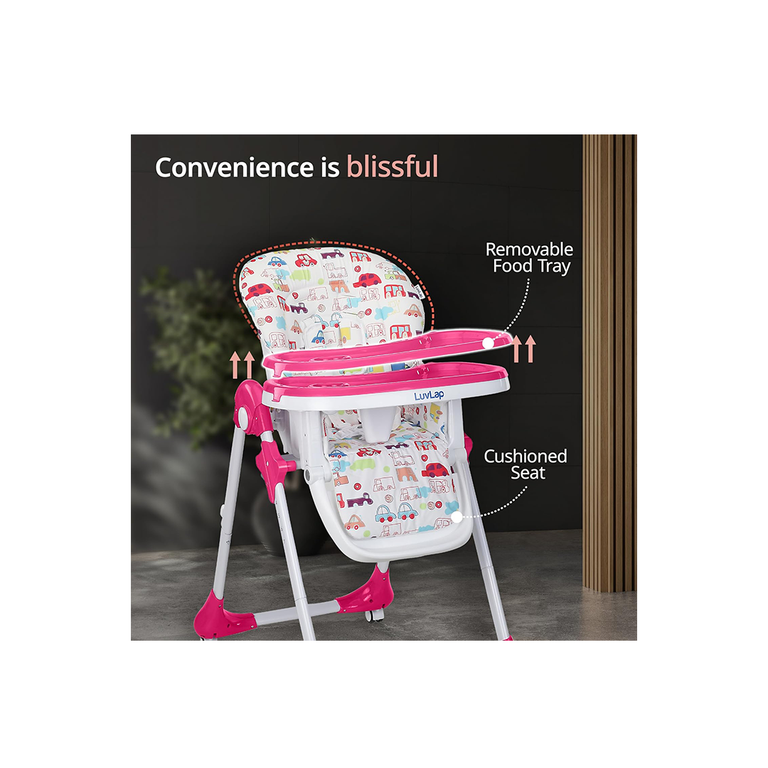 High Chair With Adjustable Food Tray