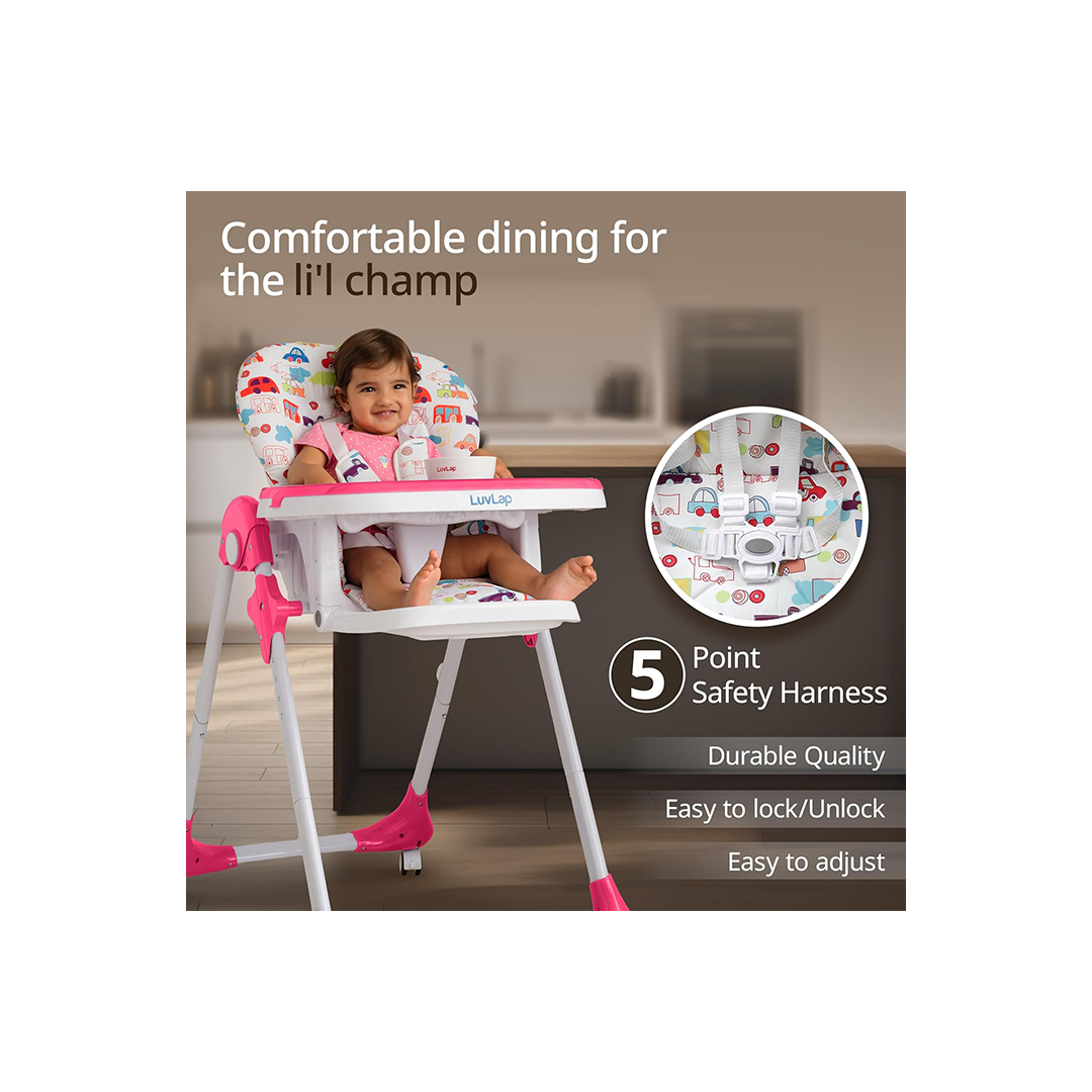 High Chair With Adjustable Food Tray