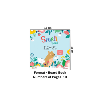 Pegasus Rub and Smell Board Book – Flowers (1 Year+) : Development Toys For Little Ones In India