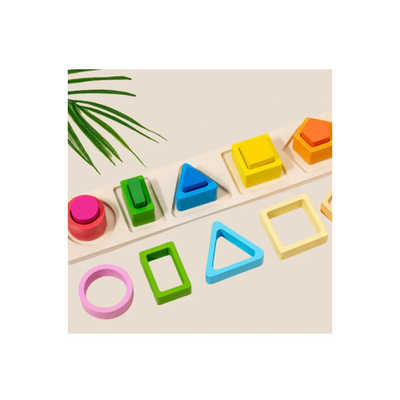  Colorful Shape Sorting Blocks For Kids