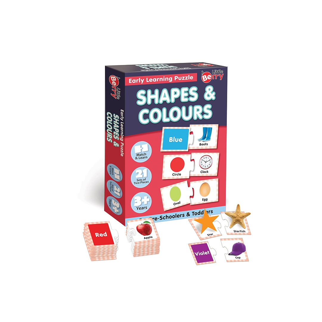 Little Berry Shapes & Colours Early Learning Puzzle for Kids (3-7 Years) : Development Toys For Little Ones In India