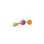 Shumee Wooden Organic Crochet Shaker - Baby Rattle Toy (0 Months+)