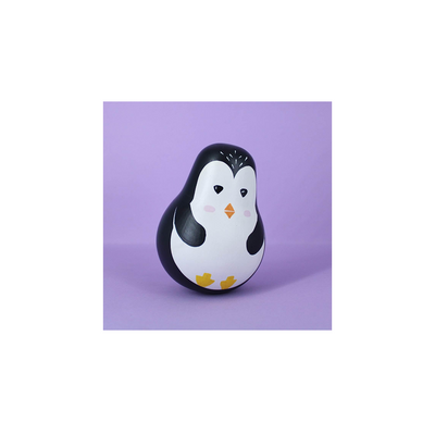 Shumee Wooden Wobbly Roly Poly Toy- Penguin ( 1 Years+)