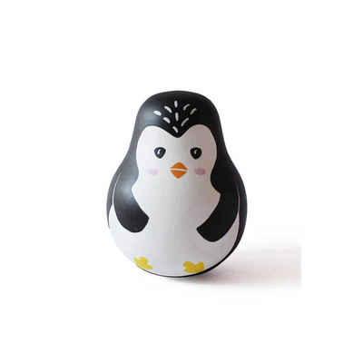 Shumee Wooden Wobbly Roly Poly Toy- Penguin ( 1 Years+)