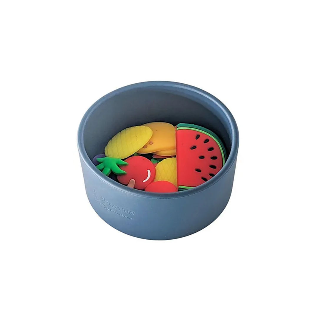 B4brain Silicon Jar and Fruits Set (2 Year+) : Developments Toys For Little Ones in India 