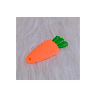 B4brain Silicon Carrot Teether - Orange Green