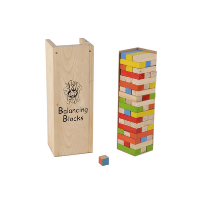 Skillofun Jenga puzzle - Balancing Blocks, Multi Color