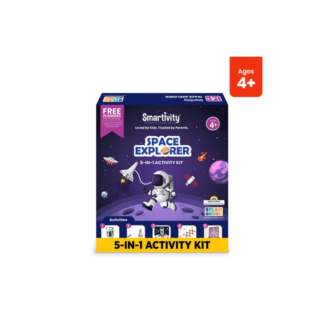 Smartivity Space Explorer | DIY Activity Kit( 4 Years+ ) : Developments Toys For Little Ones in India 