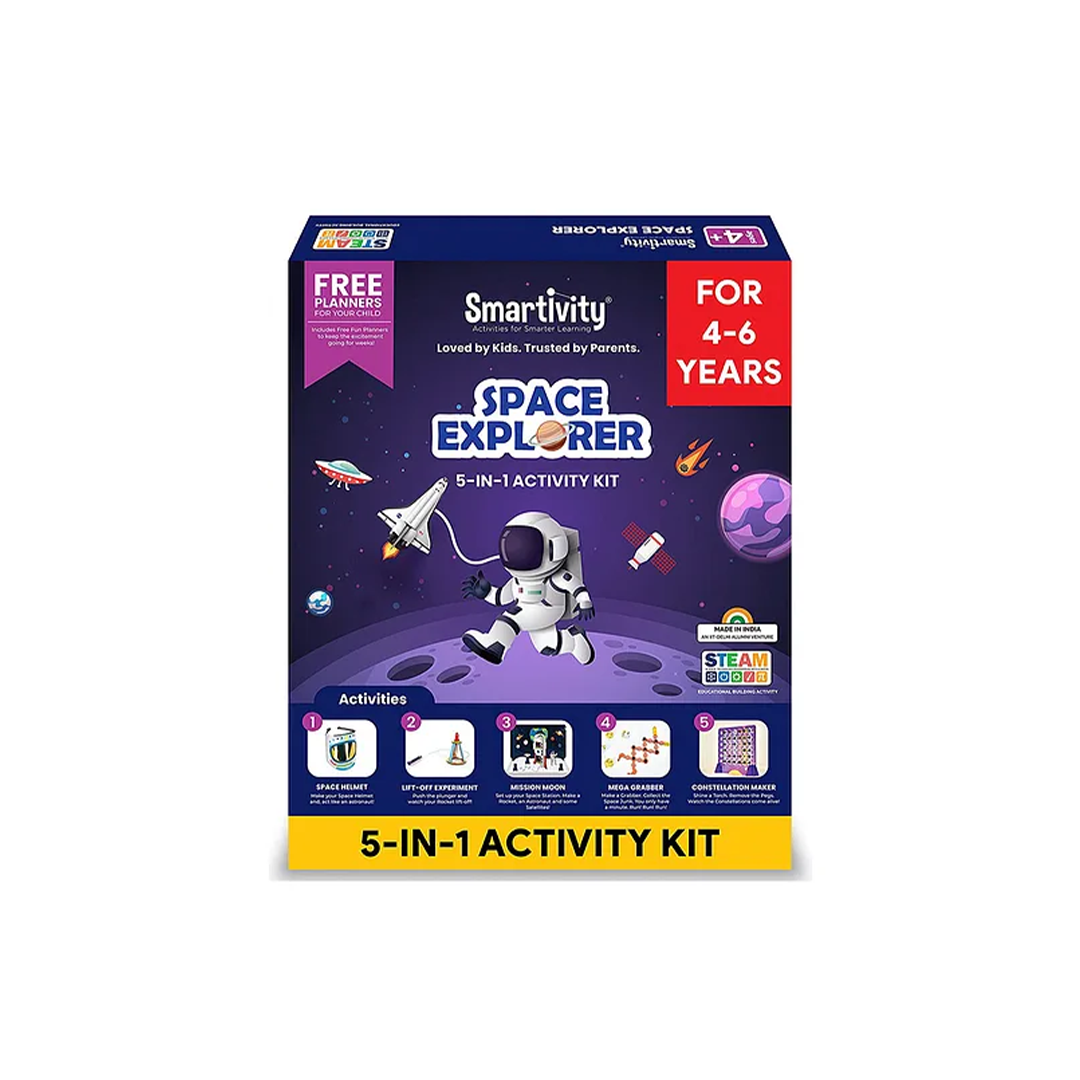 Smartivity Space Explorer | DIY Activity Kit( 4 Years+ ) : Developments Toys For Little Ones in India 