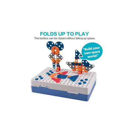  Space Building Block Kids Drill Set