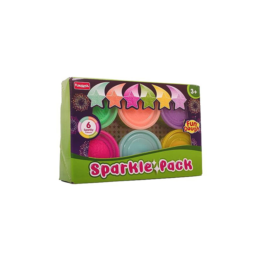 Funskool Fundough Sparkle Pack (3 Years+) : Development Toy for Little Ones in India