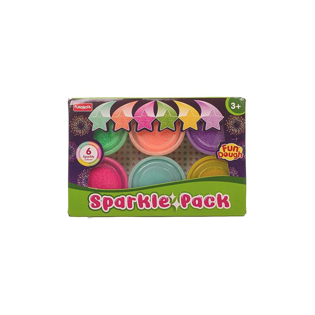 Funskool Fundough Sparkle Pack (3 Years+) : Development Toy for Little Ones in India