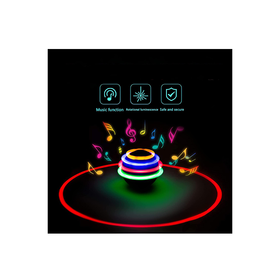 Baan Toys Spinning Top Toy with LED Spinner Flashing Lights and Music Spinning for Kids (2 Years+) : Development Toys For Little Ones In India