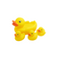 Baan Toys 4 Pcs Squeaky Rubber Duck Family Toy Set for Baby and Toddlers | Baby Bathing, Floating, Water Pool, Tub Toys | Soft Duck Family - 1 Parent Duck with Squeaky Sound and 3 Child Ducks (3 Months+) : Development Toys For Little Ones In India