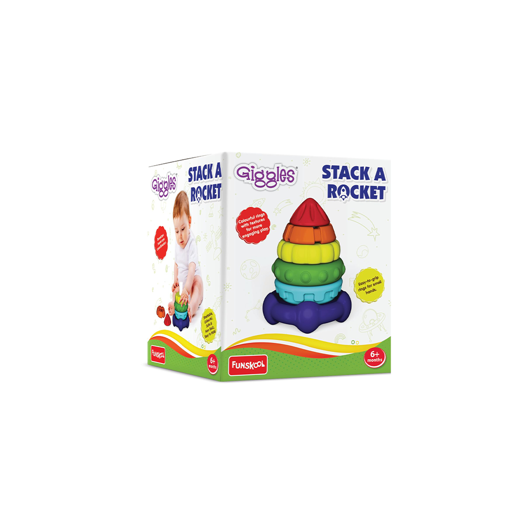 Funskool Giggles Stack a Rocket : Development Toy for Little Ones in India