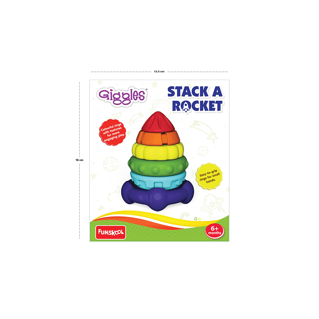 Funskool Giggles Stack a Rocket : Development Toy for Little Ones in India