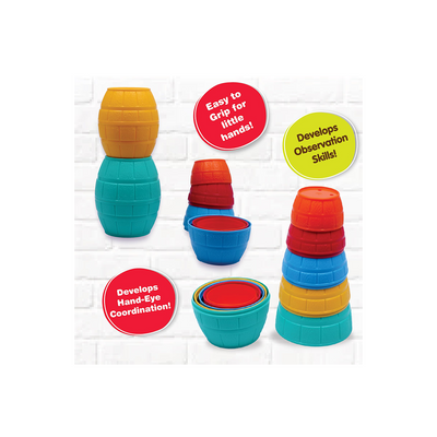 Funskool Giggles Stacking Barrels : Development Toy for Little Ones in India