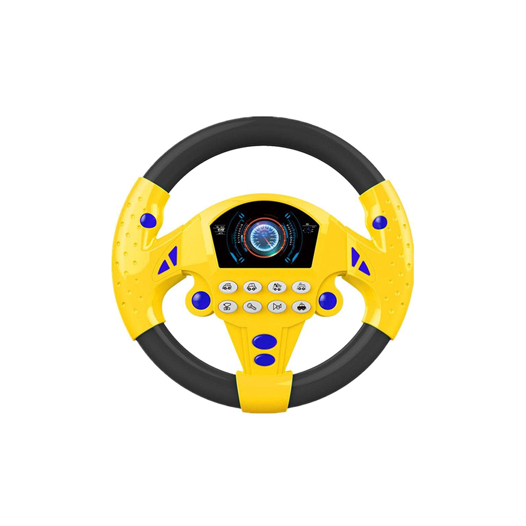 Children Driving Steering Wheel