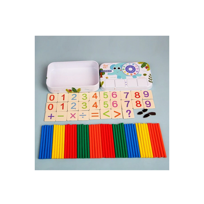 Extrokids Wooden Stick Numbers Game With Storage Box (3 Years+) : Developments Toys For Little Ones in India 