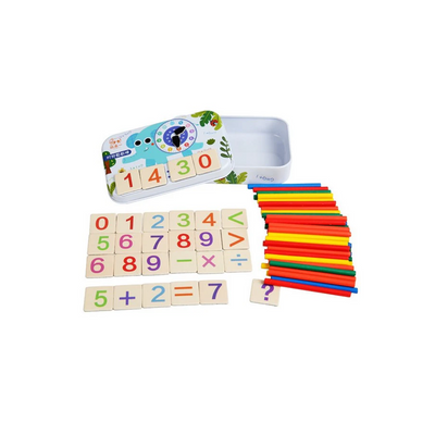 Extrokids Wooden Stick Numbers Game With Storage Box (3 Years+) : Developments Toys For Little Ones in India 