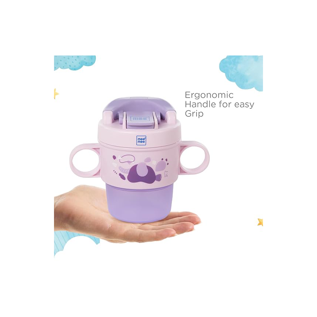 Mee Mee 2 in 1 Spout and Straw Sipper Cup with Soft Spout & Straw 300ml ( 3 Months+ )