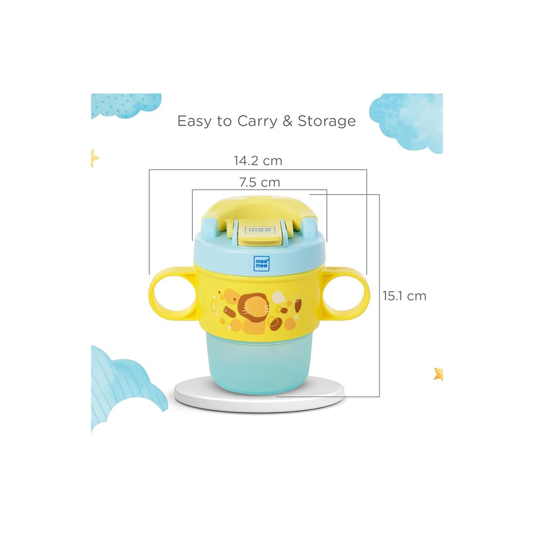 Mee Mee 2 in 1 Spout and Straw Sipper Cup with Soft Spout & Straw 300ml ( 3 Months+ )