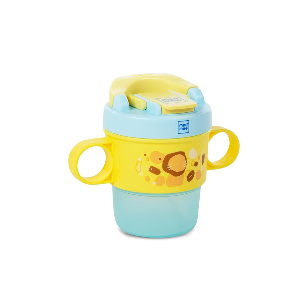 Mee Mee 2 in 1 Spout and Straw Sipper Cup with Soft Spout & Straw 300ml ( 3 Months+ )