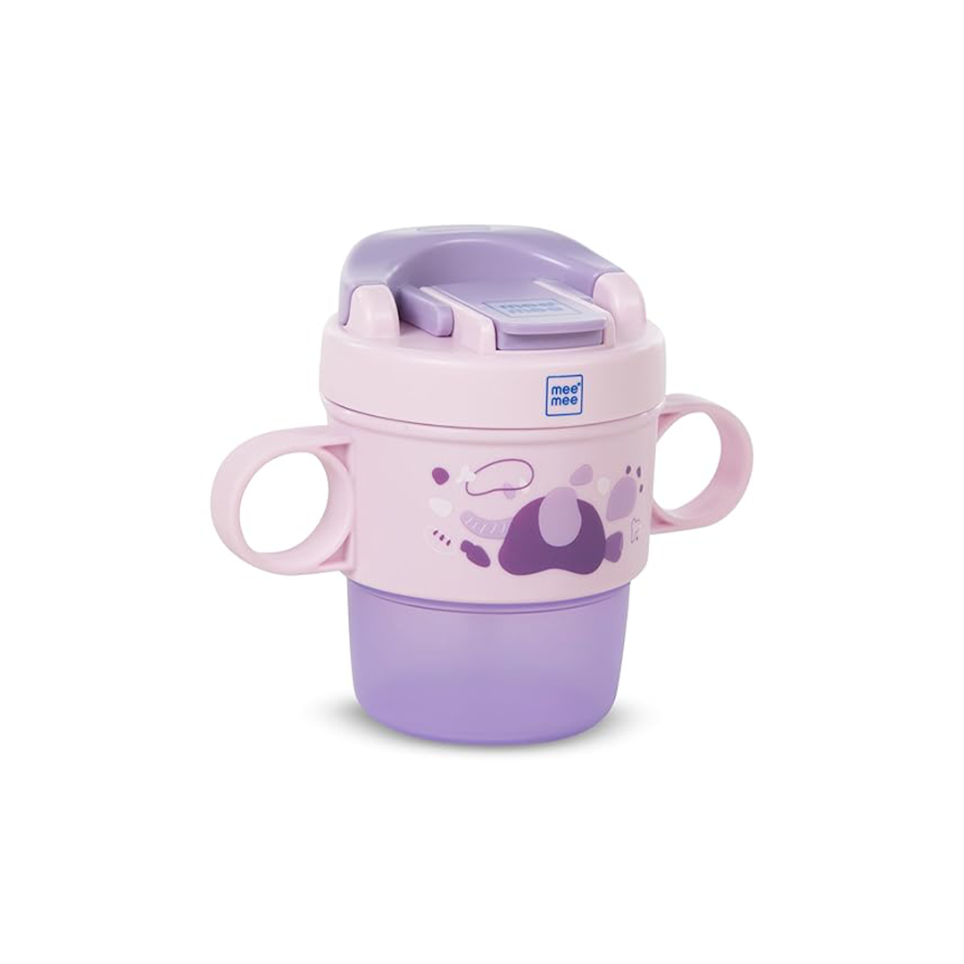 Mee Mee 2 in 1 Spout and Straw Sipper Cup with Soft Spout & Straw 300ml ( 3 Months+ )