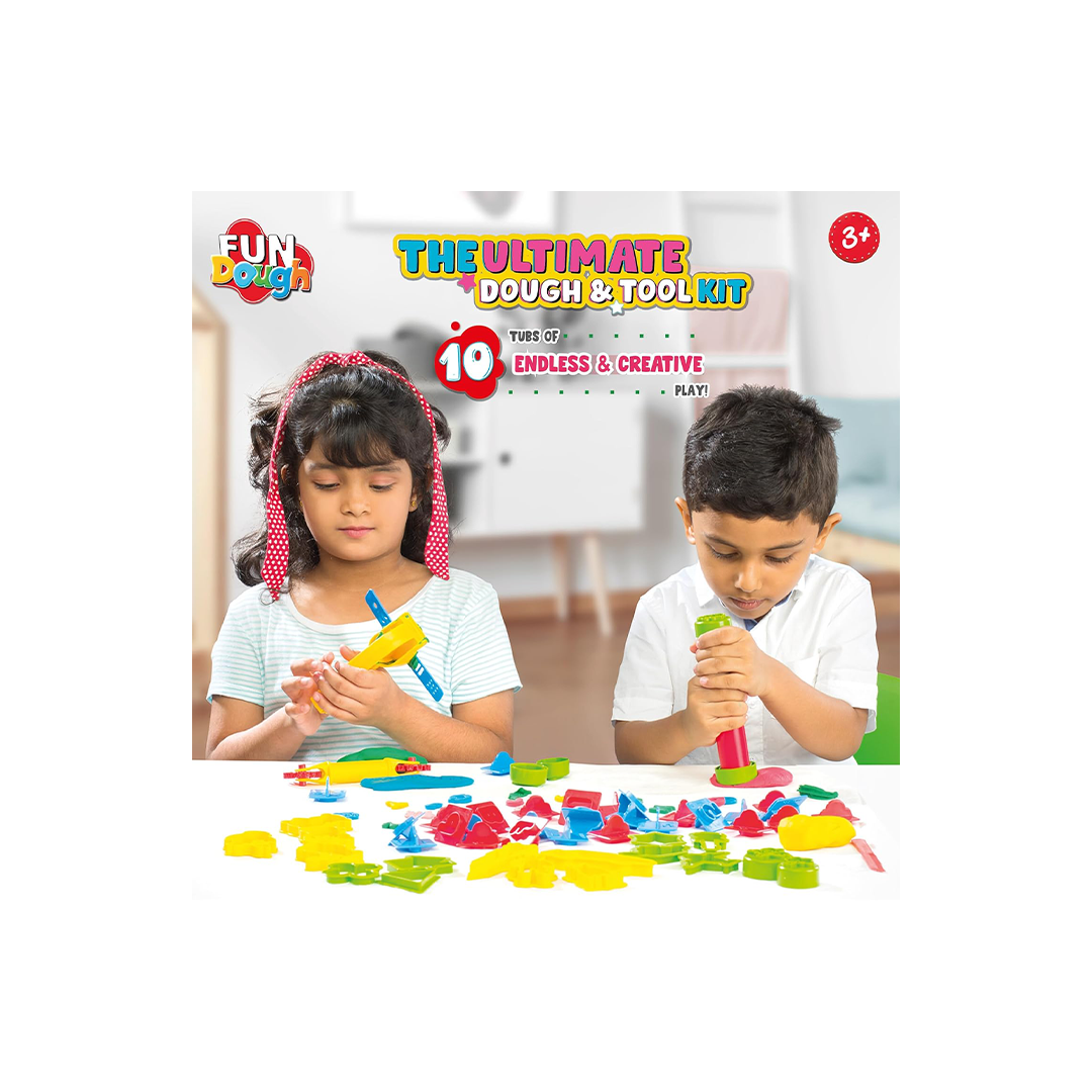 Funskool Fun Dough The Ultimate Dough & Tool Kit (3 Years+) : Development Toy for Little Ones in India