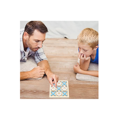 Baan Toys Wooden Tic Tac Toe Classic Board Game - Multicolor (3 Years+): Developments Toys For Little Ones in India 