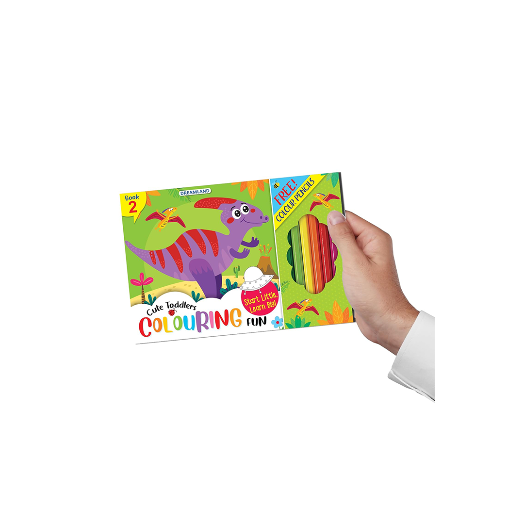 Dreamland Cute Toddlers Colouring Fun Book 2 for Kids (2 Years+) : Development Toys For Little Ones In India