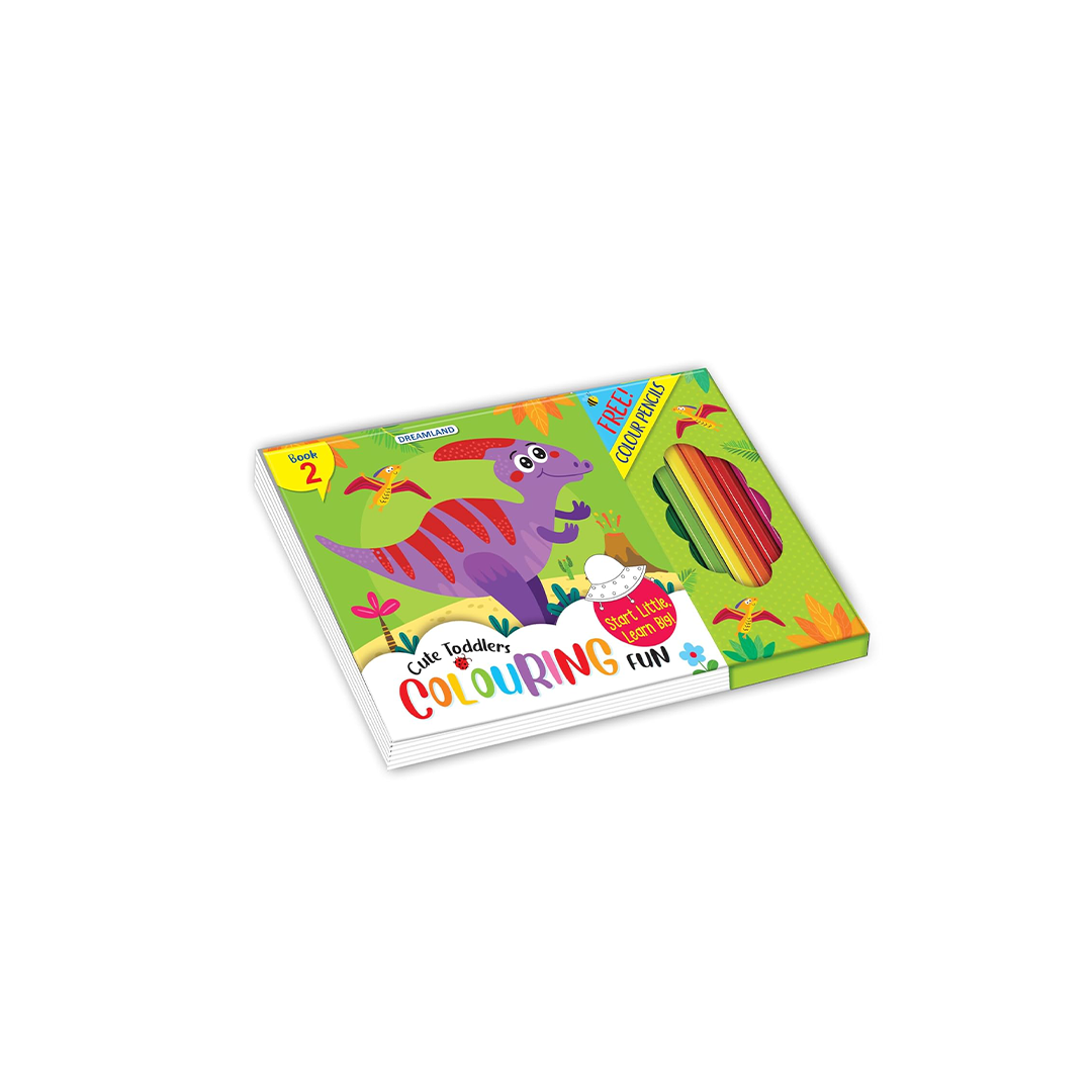 Dreamland Cute Toddlers Colouring Fun Book 2 for Kids (2 Years+) : Development Toys For Little Ones In India