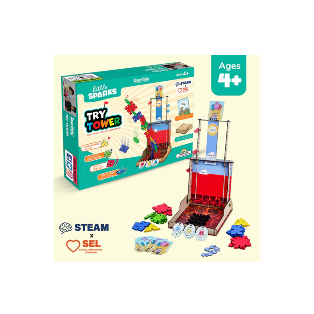 Smartivity Try Tower | DIY STEM Construction Toy( 4 years+ )