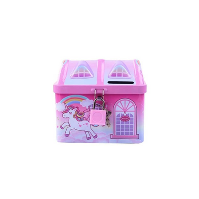 Baan Toys Unicorn Printed Metal Piggy Bank With Secure Lock & Keys (3 Years+) : Development Toys For Little Ones In IndiaBaan Toys Unicorn Printed Metal Piggy Bank With Secure Lock & Keys (3 Years+) : Development Toys For Little Ones In India