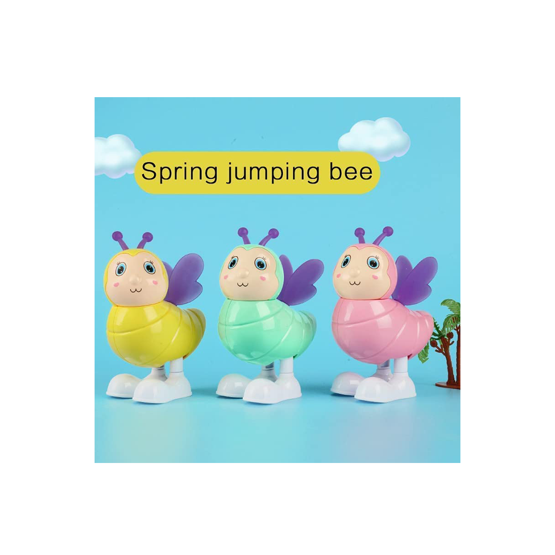 Baan Toys Wind-up Bee - Colorful Key Operated Jumping Wind up Interactive Walking Toys for Baby & Kids (6 Months+) : Development Toys For Little Ones In India