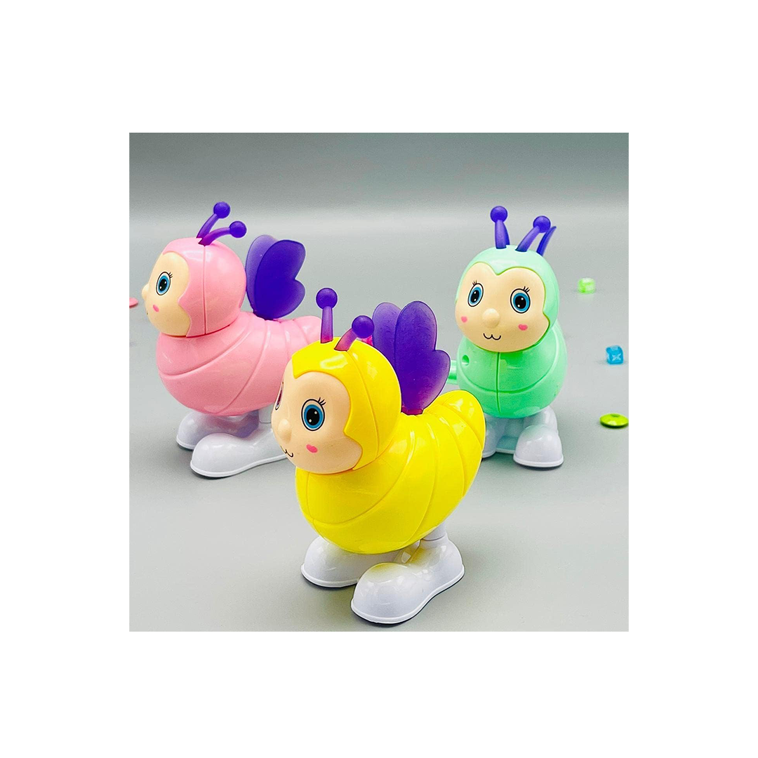 Baan Toys Wind-up Bee - Colorful Key Operated Jumping Wind up Interactive Walking Toys for Baby & Kids (6 Months+) : Development Toys For Little Ones In India