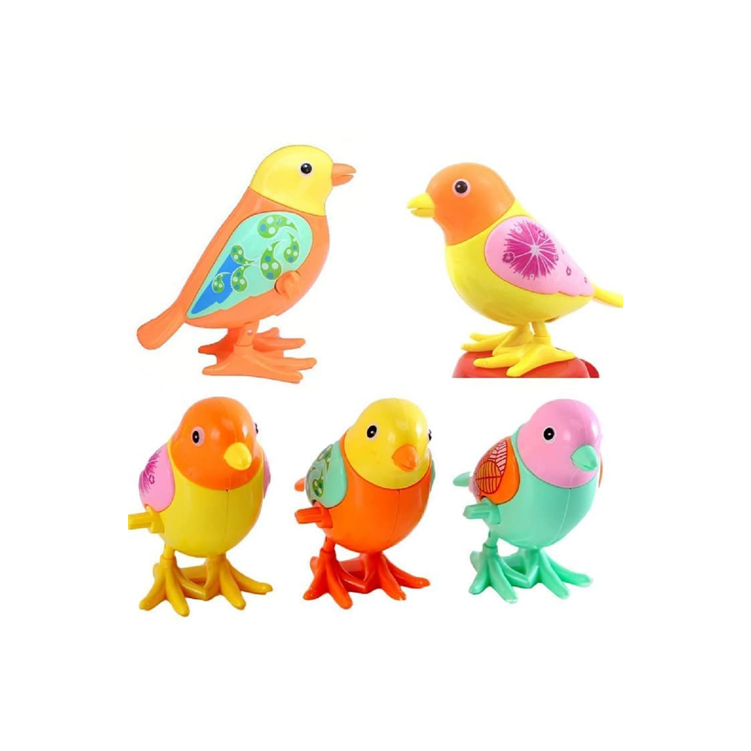 Baan Toys Wind-up Sparrow - Colorful Key Operated Jumping Wind up Interactive Walking Toys for Baby & Kids (6 Months+) : Development Toys For Little Ones In India