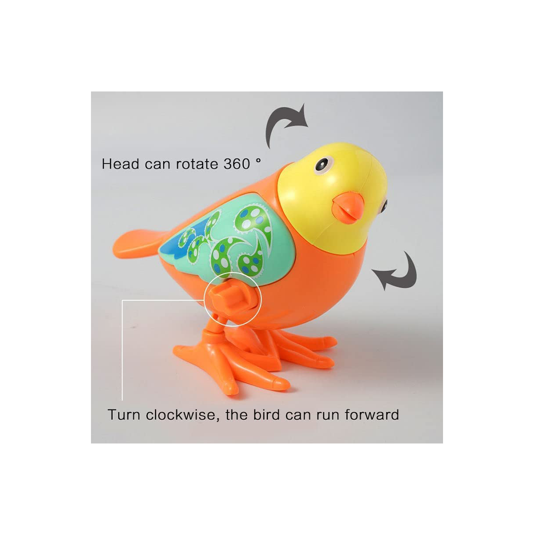 Baan Toys Wind-up Sparrow - Colorful Key Operated Jumping Wind up Interactive Walking Toys for Baby & Kids (6 Months+) : Development Toys For Little Ones In India