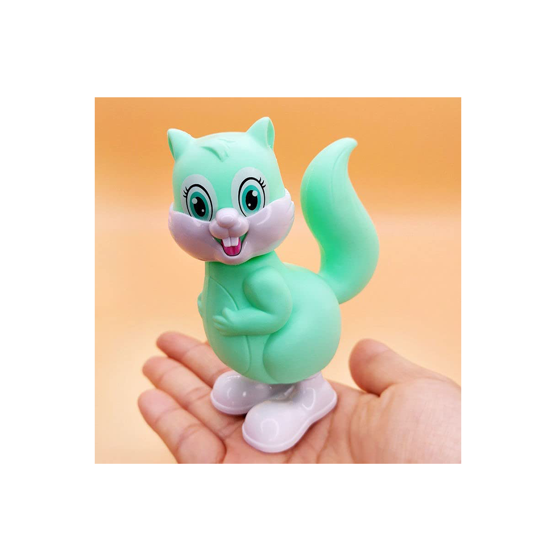 Baan Toys Wind-up Squirrel - Colorful Key Operated Jumping Wind up Interactive Walking Toys for Baby & Kids (6 Months+) : Development Toys For Little Ones In India