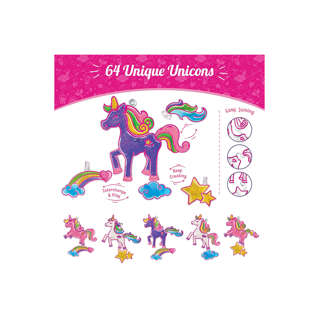 Imagimake Window Art Unicorn | Glass Painting Kit | Art And Craft Kit (5-7 Years)