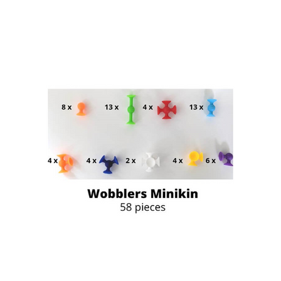 The Clever Clogs Wobblers Minikin – 58 Pcs (3 Years+) : Development Toys For Little Ones In India